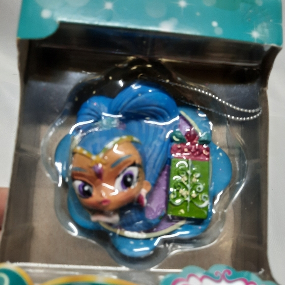 NIB Nickelodeon Shimmer & Shine Blue Genie 2017 3" Viacom Int'l Ornament - Picture 2 of 6